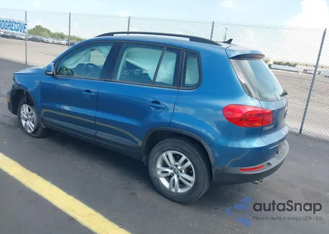 2017 Volkswagen Tiguan 2.0T S z USA, uszkodzony, nr VIN WVGAV7AX7HW510957